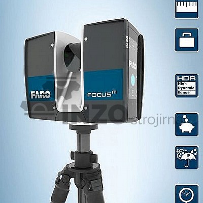Zaměření pomocí - laserový 3D skener Faro Focus M70